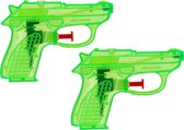 Cepewa Waterpistool Splash Gun - 4x - klein model - 12 cm - groen - Water speelgoed