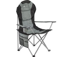 Campingstoel / Vouwstoel Lido - Grijs - Incl. Opbergtas