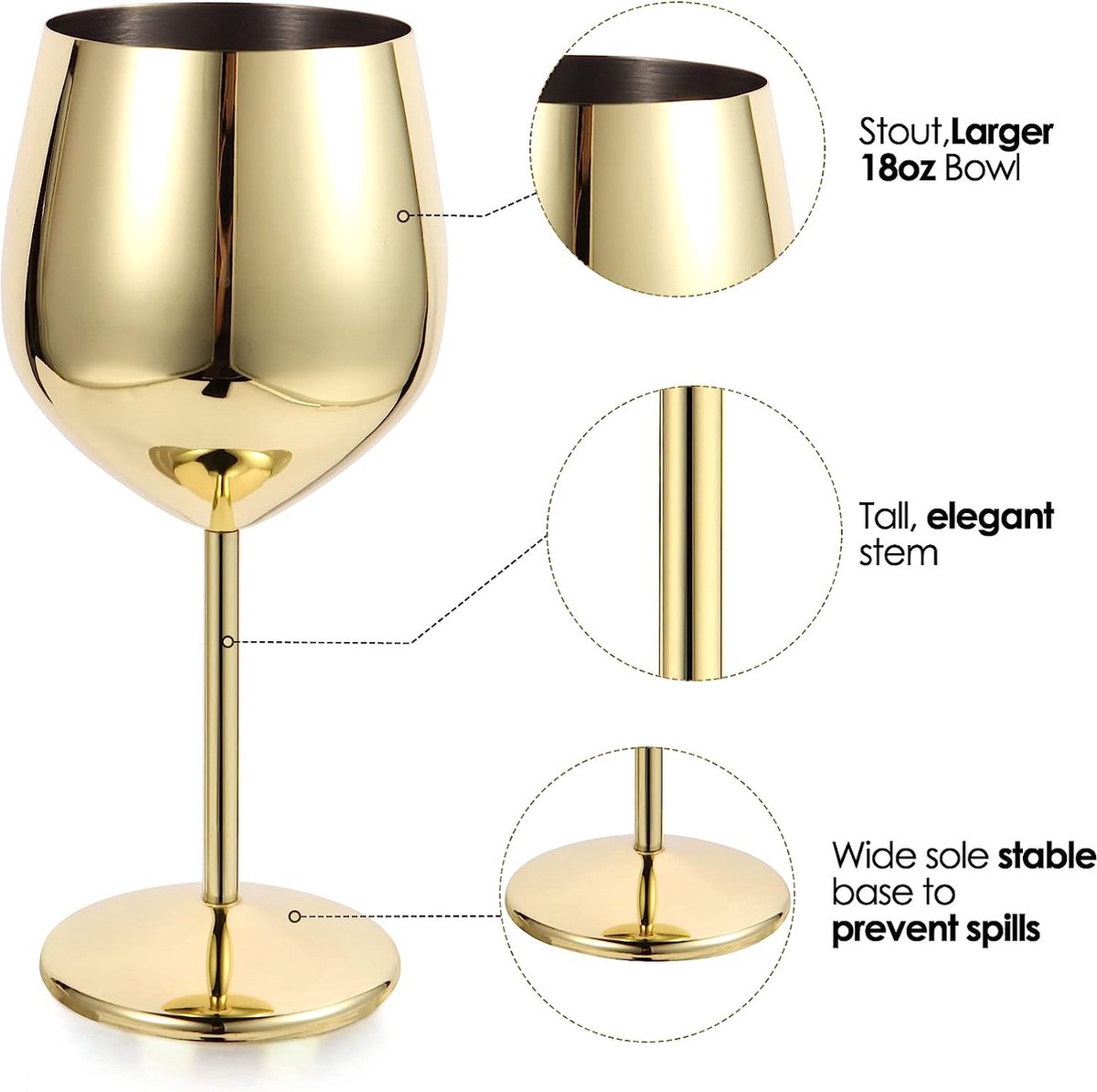YUANXIN Giant Wijnglas Enorme Stemware Creatieve Oversized Beker Extra Grote Champagneglazen Bier Mok Rode Wijnglazen (red 2500ml