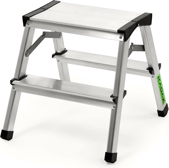 KADAX aluminium ladder 6 treden, opvouwbare staande ladder met KADAX aluminium ladder 6 treden, opvouwbare staande ladder met