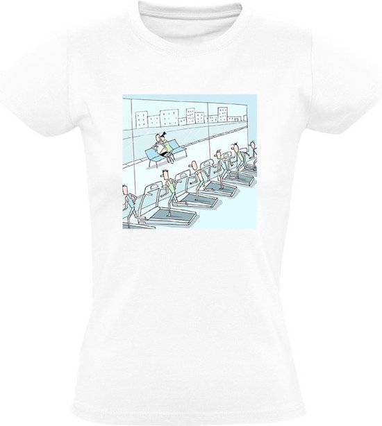 Sportschool Dames T Shirt Sporten Dik Dun Uiterlijk Spieren