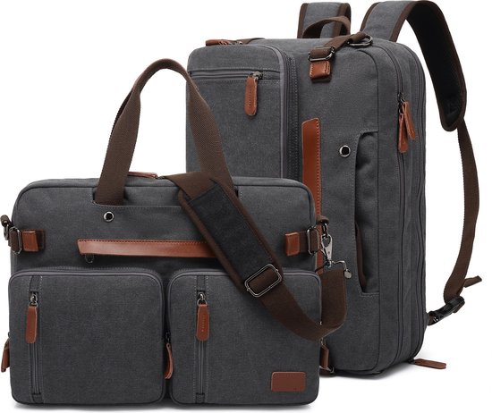Laptoptas 2 In 1 Laptop Rugtas Schoudertas Voor 15 6 Inch Laptop laptoptas-2-in-1-laptop-rugtas-schoudertas-voor-15-6-inch-laptop