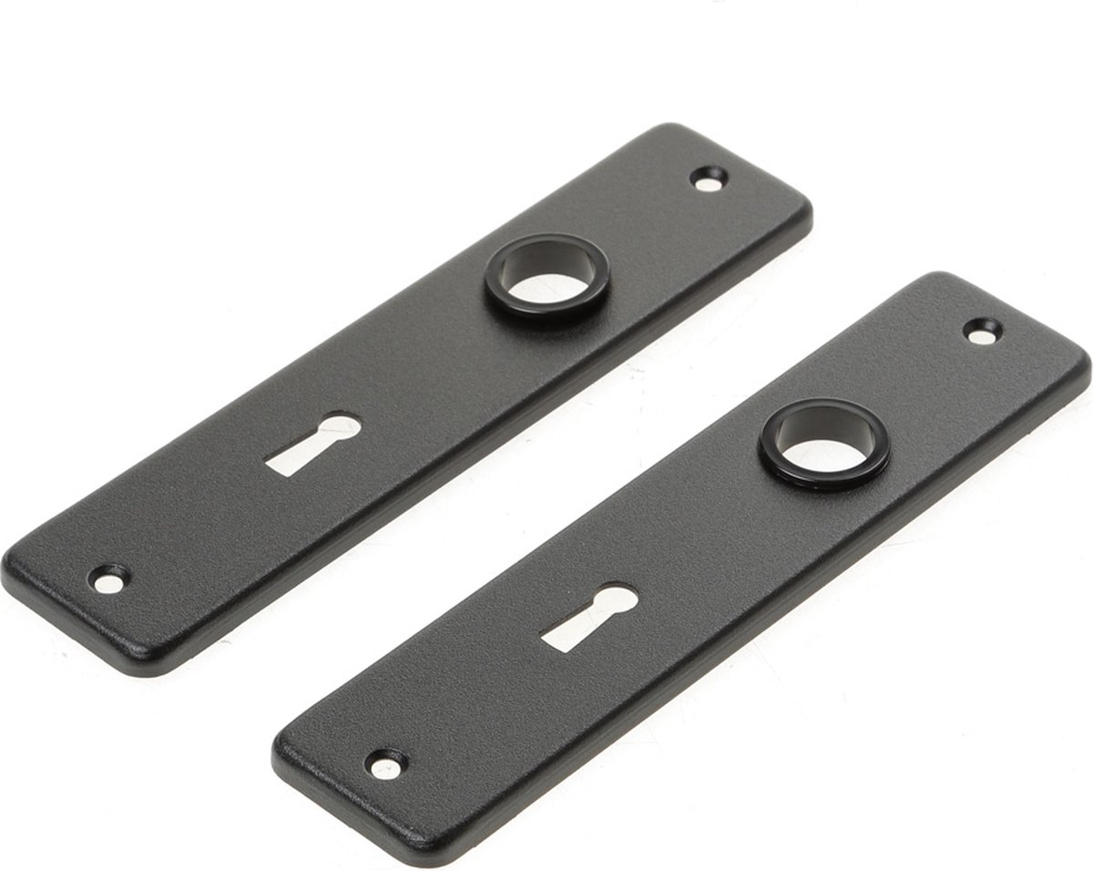 Schild - Zwart - Aluminium - VEILIG - Aluminium binnendeurschild rechthoekig 180x41x6 mm BB56, zwart