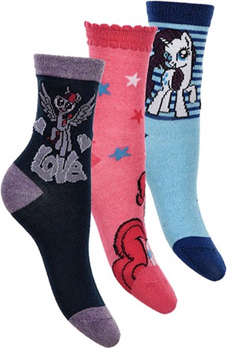 sokken My Little Pony - 3 paar - maat 23/26