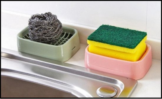 EPIN | Zeephouder | Zeepbakje | Zeeprekje | Douche | Badkamer | Zeep | Groen