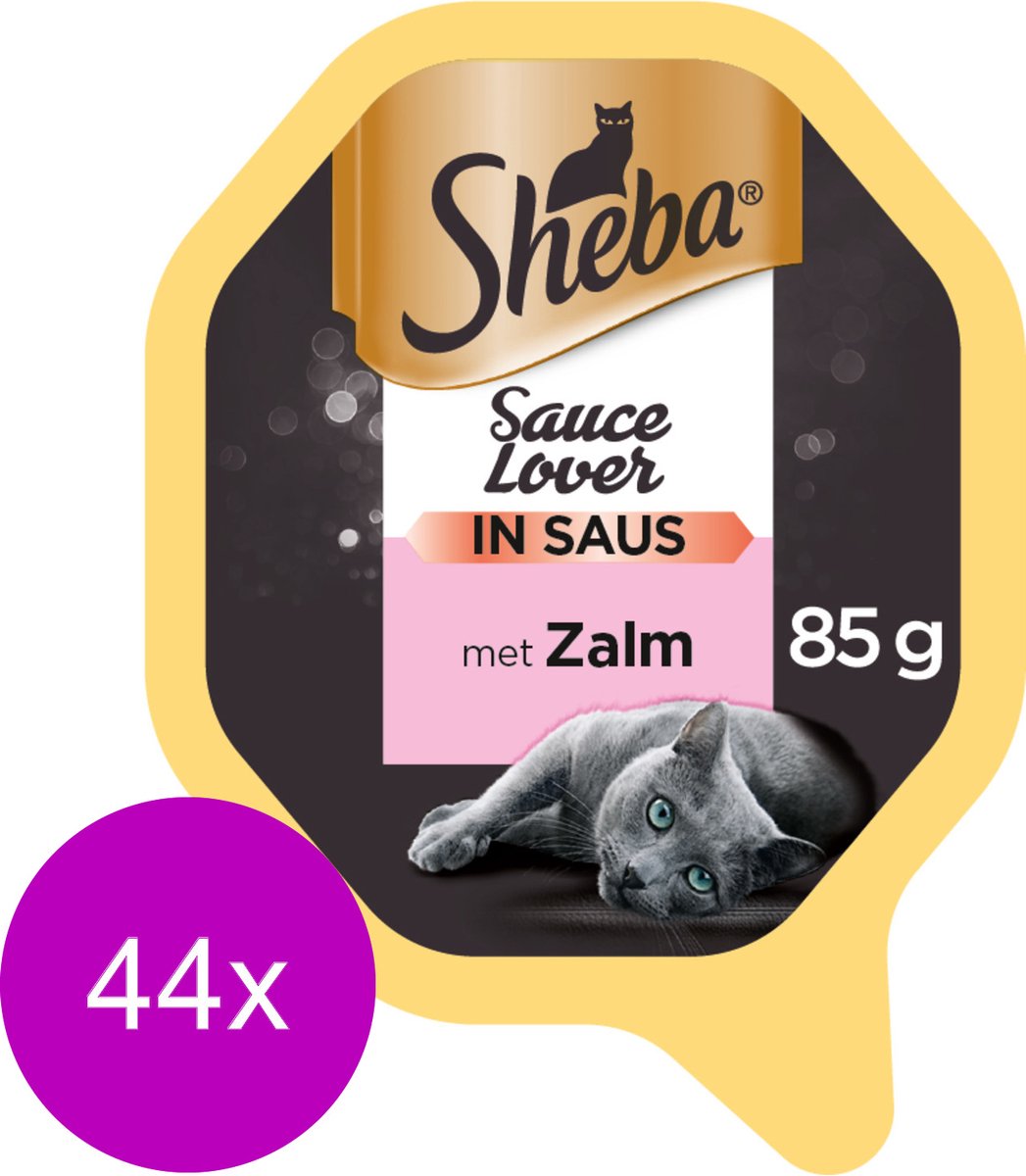 Sheba Sheba Alu Lovers 85 g - Kattenvoer - 44 x Zalm