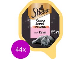 Sheba Alu Lovers 85 g - Kattenvoer - 44 x Zalm