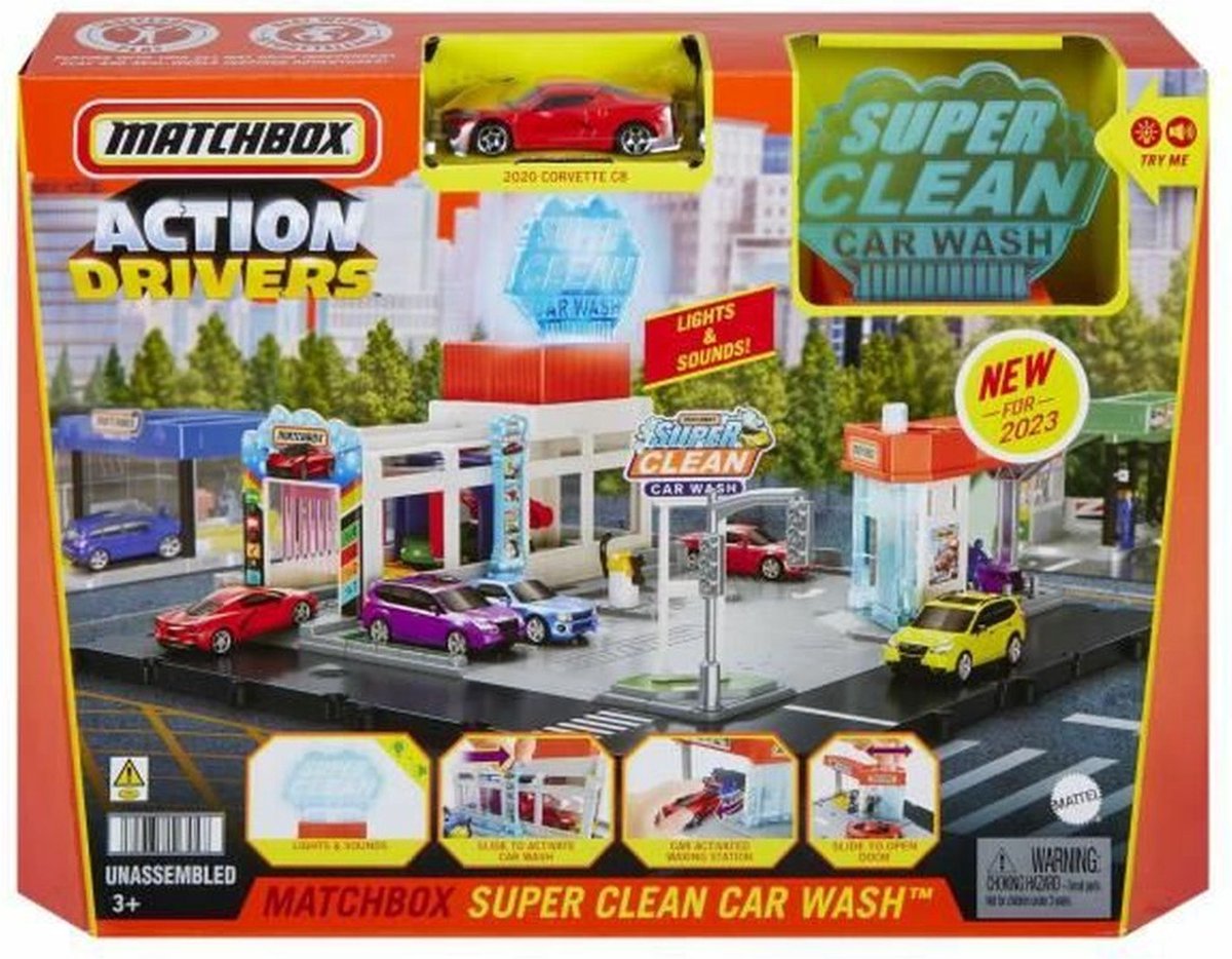 Matchbox Action Drivers Super Clean Car Wash | bol