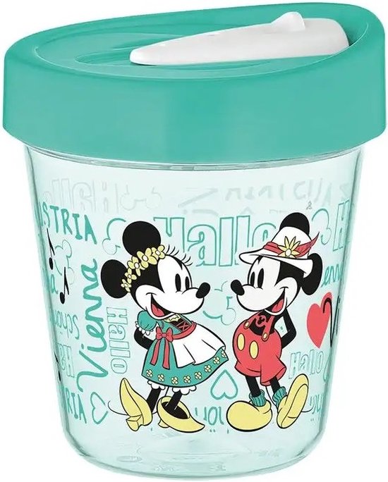 DISNEY Minnie et Mickey Mouse Gobelet de voyage vert 350ml