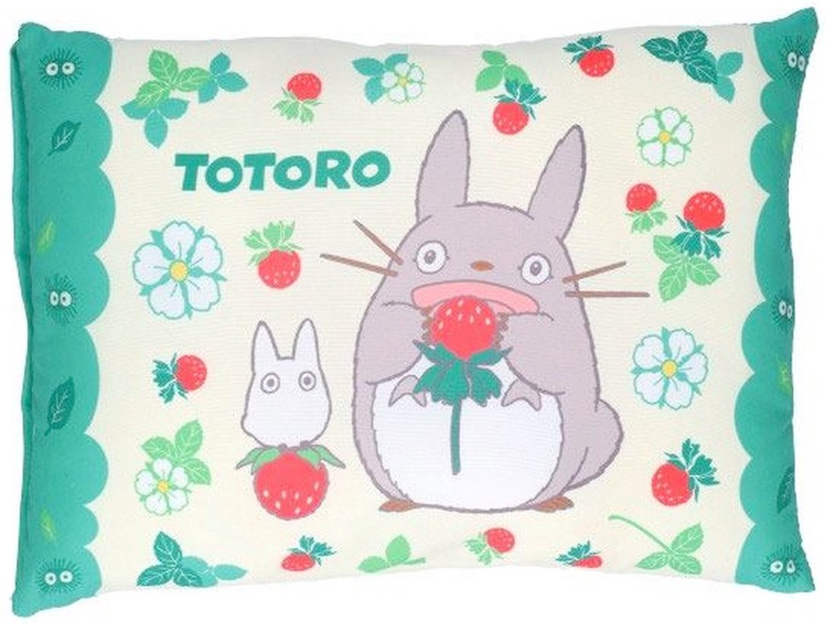 Marushin My Neighbor Totoro Kussen Totoro & Strawberries 28 x 39 cm Multicolours