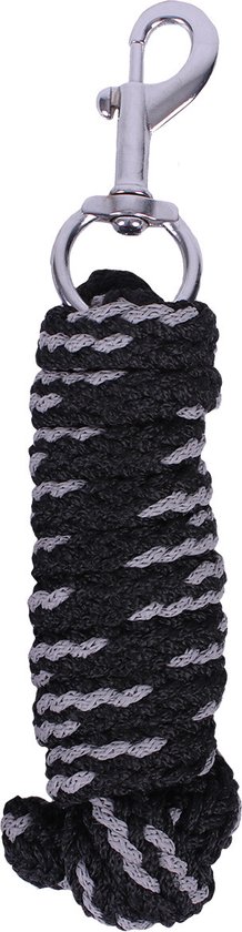 QHP - Halstertouw - Color - Zwart - 2m