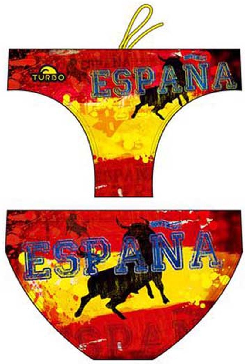Turbo Spain Bull Tag 2015 Zwemslip Geel,Rood L Man