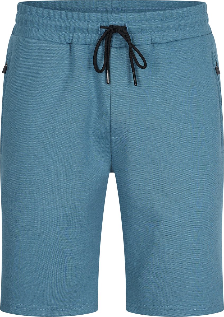 Mario Russo Mario Russo Pique Short stone blue