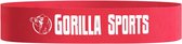 Bande de fitness Gorilla Sports - Rouge - 0 mm - Bande de résistance