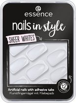 False nails Essence Nails In Style 11-sheer whites 12 Units
