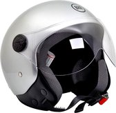 BHR 800 facile | casque vespa | argent brillant | casque de cyclomoteur | taille XL