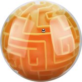 Puzzel Bal - 3D Doolhof - Doolhof bal - Maze Ball - Fidget Toy - Magic Bal - Breinbreker - Medium - Oranje