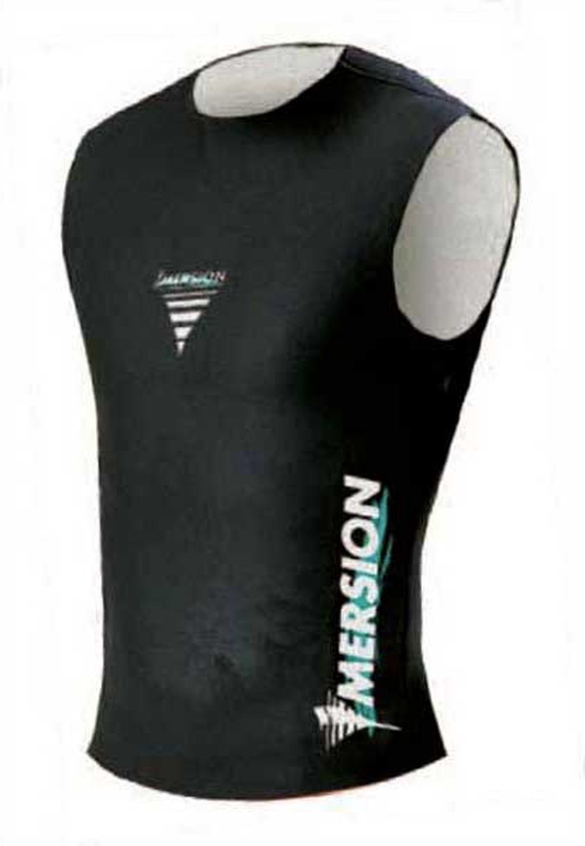 Imersion Aquaskin Neo Vrouwelijke Sleeveless Rash Guard Zwart S