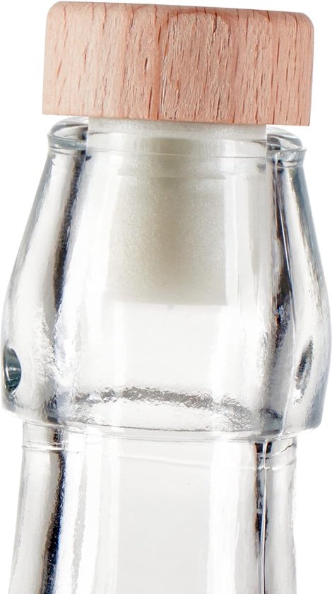 Bouteille en verre vintage avec bouchon liège - 500 ml