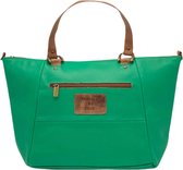 POLDER & DIKE - sac à main/sac bandoulière - MILAN - vert - Vert Emerald - cuir véritable