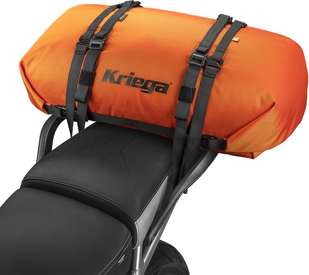 Kriega Rollpack 40 oranje waterdichte motortas