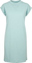 Super Oversized damesshirt 'Turtle Shoulder Dress' Blue Mint - L