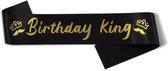 Birthday King sjerp zwart met goud - verjaardag - sjerp - birthday - king - zwart - goud - happy birthday