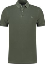 Marc O'Polo - Poloshirt Vintage Donkergroen - Modern-fit - Heren Poloshirt Maat XXL