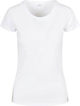 Damesshirt 'Basic Tee' met ronde hals White - 3XL