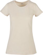 Damesshirt 'Basic Tee' met ronde hals Sand - M