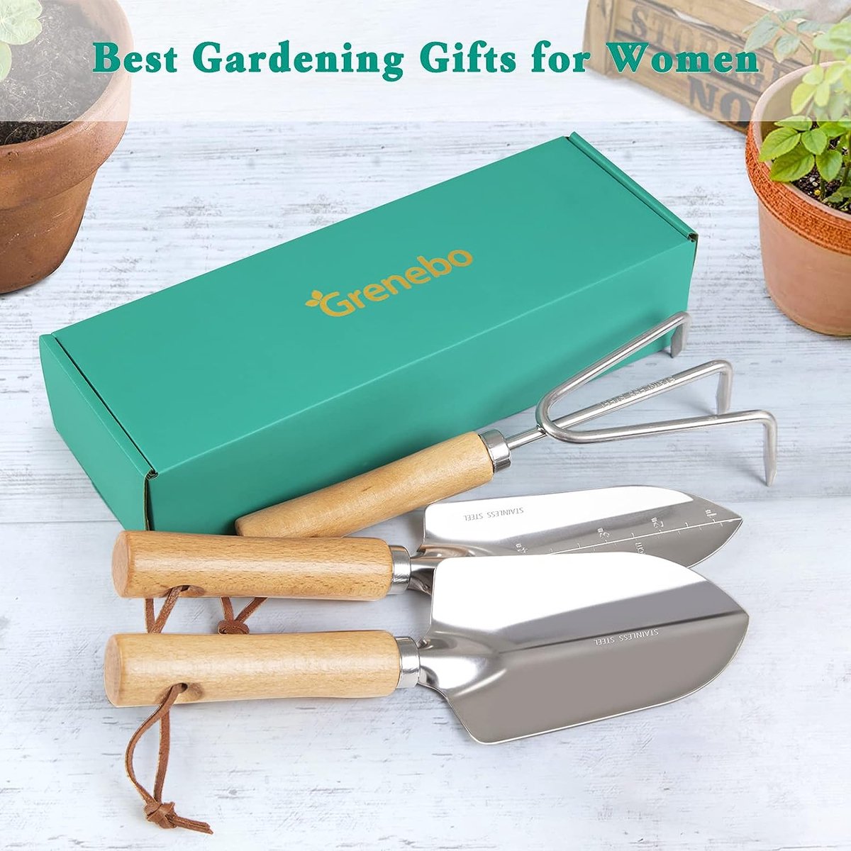 Outils de jardin personnalisés Cadeau unique pour elle Cadeau pour  grand-mère Cadeau de jardinage Outils de jardinage Truelle à main gravée et  cultivateur -  France