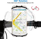 Support de téléphone moto universel pour vélo, support de téléphone de vélo en silicone à rotation à 360 ° compatible avec iPhone 12 11 Pro, Samsung