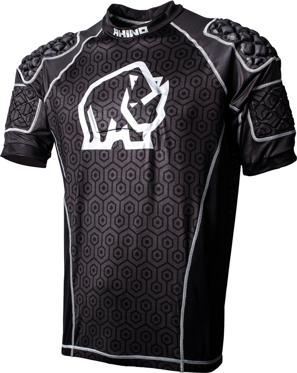 Rhino Pro Body Protection Top Volwassenen Zwart - S