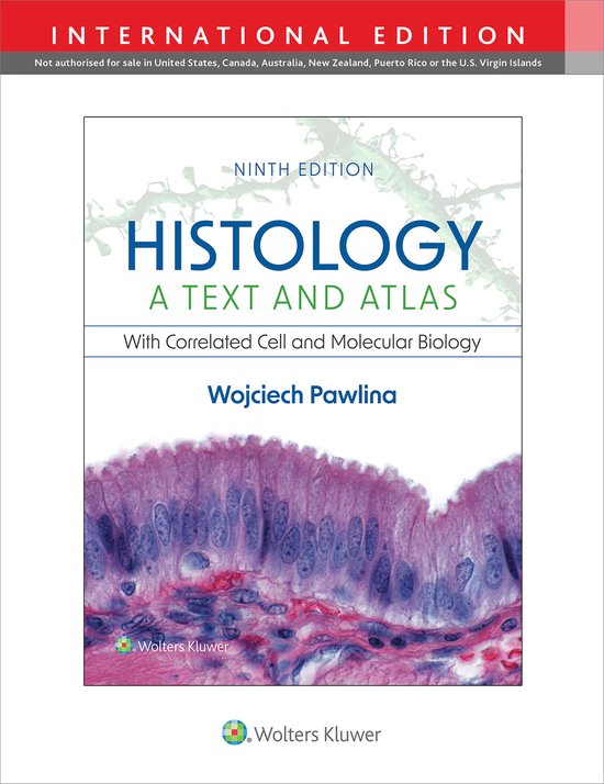 Histology: A Text and Atlas - cover