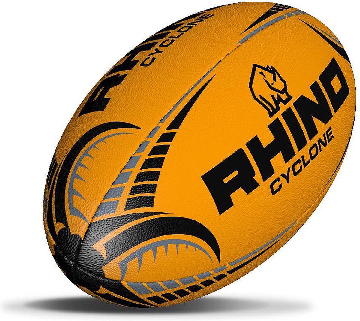 Rhino Cycloon Rugbybal Fluo Oranje - Maat 4
