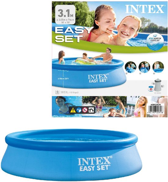 Set de piscine Intex Easy - 305 x 76 cm - Piscine gonflable | bol