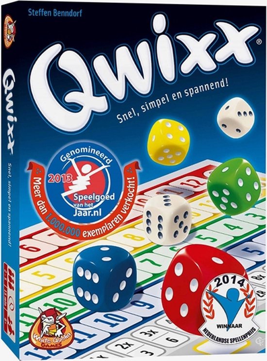 White Goblin Games - Qwixx - dobbelspel - basisspel