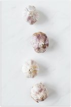 Poster (Mat) - Knoflookbollen - 50x75 cm Foto op Posterpapier met een Matte look