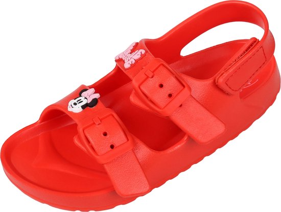 Minnie Mouse Disney - Sandales pour enfants rouges, légères et confortables / 23 EU