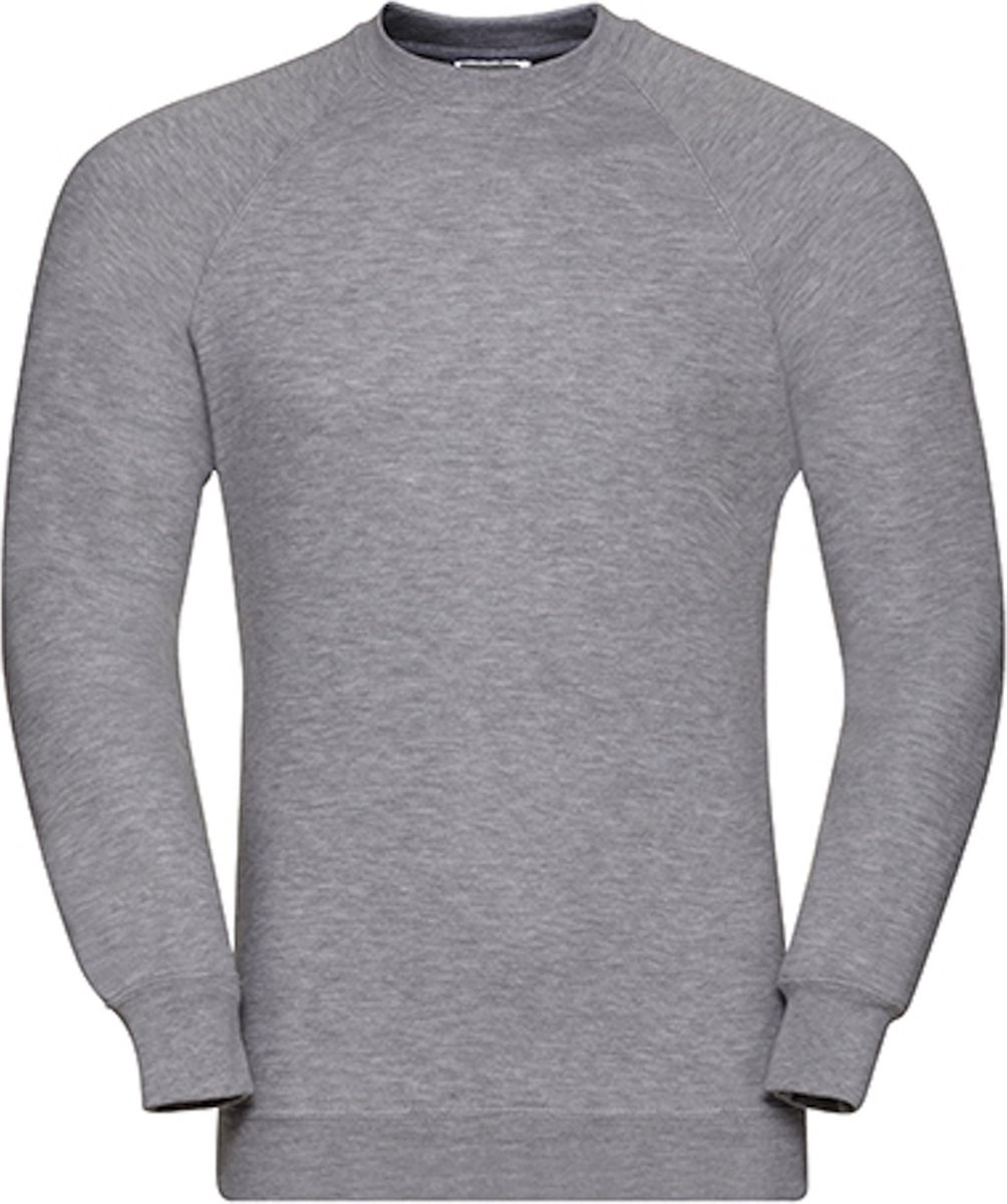 Classic Crew Neck Sweatshirt ‘Russell’ Light Oxford