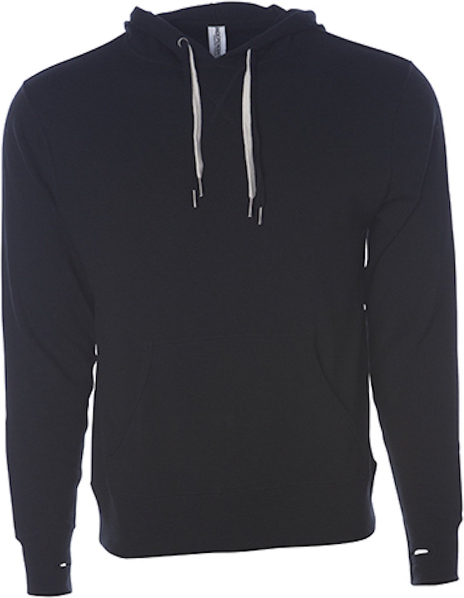 Independent Unisex Midweight French Terry Hooded Pullover – XXL Zwart