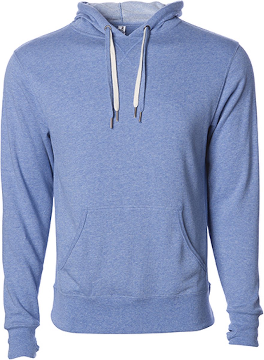 Independent Unisex Midweight French Terry Hooded Pullover – XXL Sky Heather