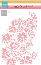 Marianne D Masque Pochoir - Champ de fleurs de Tiny PS8139 210x149 cm (03-23)