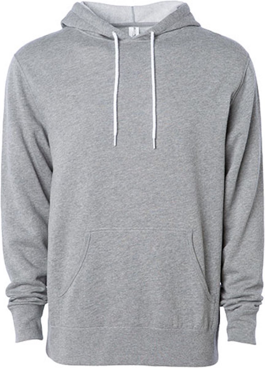 Independent Unisex Lightweight Hooded Pullover – S Gunmetal Heather