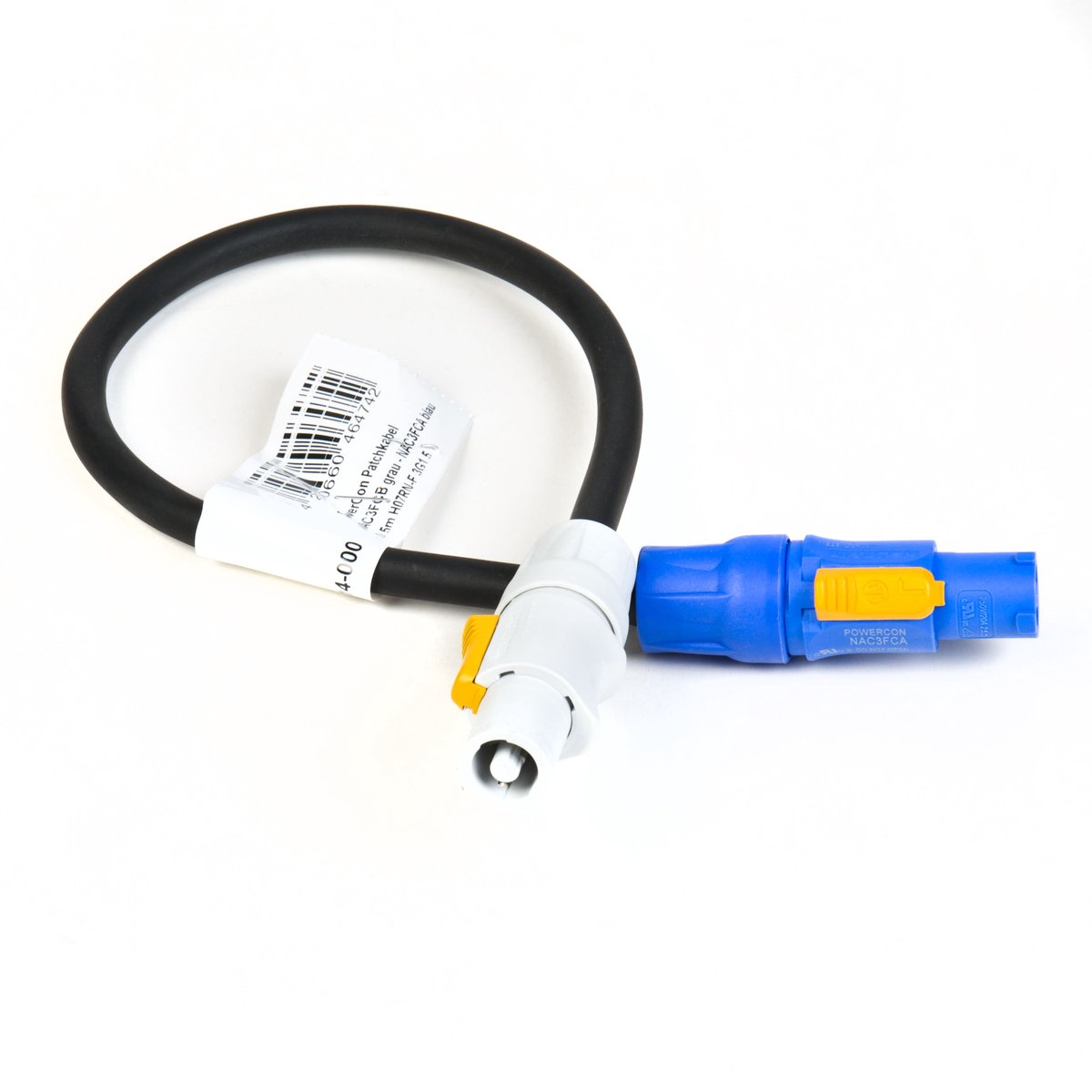 MUSIC STORE PowerTwist Patch Cable 0.5m 3x 1.5mm² - Kabel