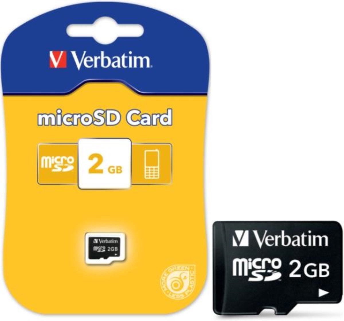 Verbatim microSD 2GB 2GB MicroSD flashgeheugen