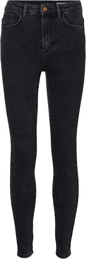 Vero Moda Sophia High Waist Skinny Jeans - Dames - Dark Grey Denim - S / 30  | bol