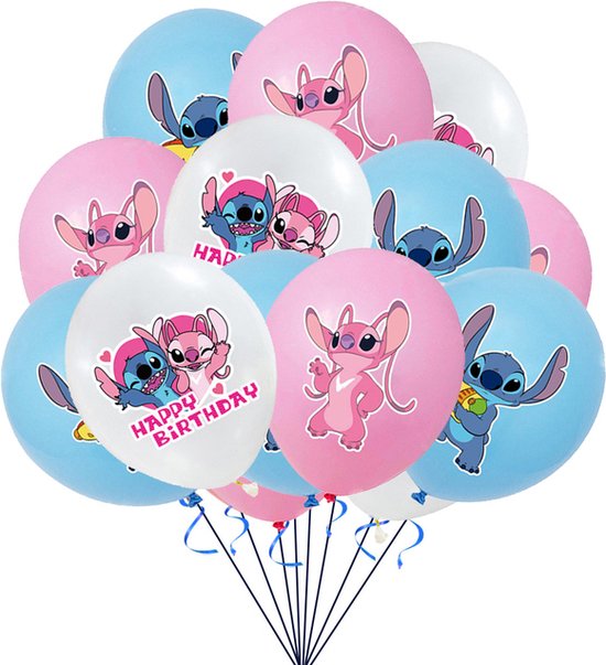 10 Stuks - 12Inch - Ballonnen - Disney Lilo en Stitch - Latex Ballon - Jongens en Meisjes - Verjaardagsfeestje - Party accessoires - Kinderen - Feest