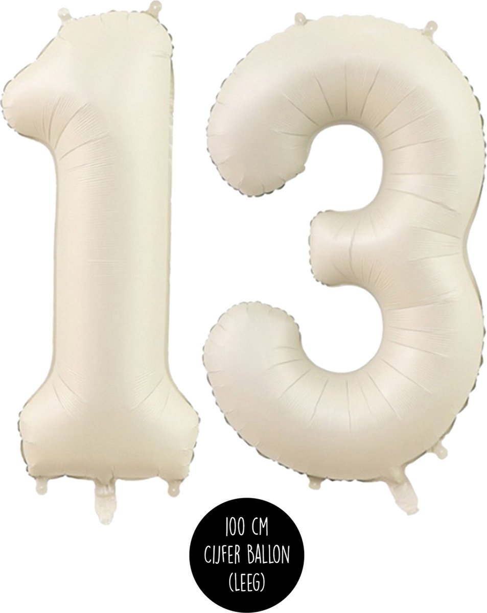 Ballon blanc - 13 cm