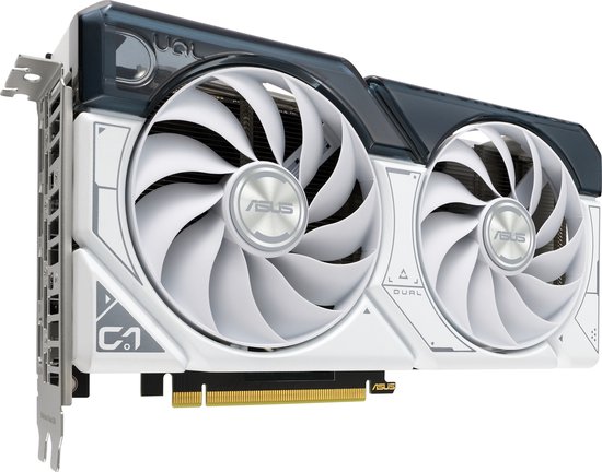 ASUS Dual -RTX4060-O8G-WHITE, GeForce RTX­ 4060, 8 GB, GDDR6, 128 Bit, 7680 x 4320 Pixels, PCI Express 4.0